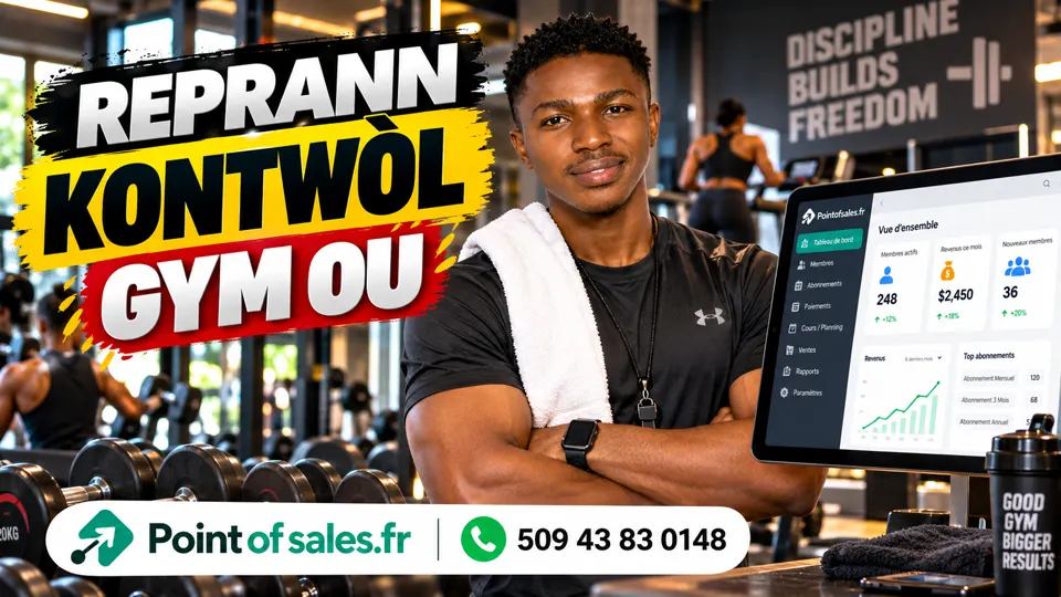 Videyo: Reprann kontwòl gym ou avèk Point of sales